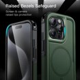 thumbnail image 6 of JETech Case for iPhone 15 Pro Max 6.7-Inch Compatible with MagSafe, Heavy Duty Dual-Layer Rugged Protection, Shockproof Protective Tough Phone Magnetic Cover (Midnight Green), 6 of 6