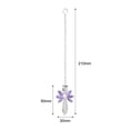 thumbnail image 5 of Campanas De Viento Crystal Angel colgante colgante Rainbow Maker Light Catcher Decor púrpura Ndcxsfigh Libre de BPA, 5 of 5
