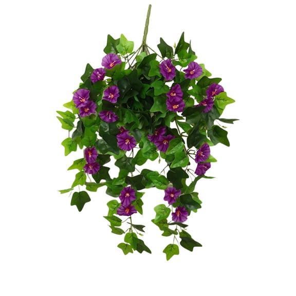 Realistic Artificial Morning Glory Flowers for Indoor and Outdoor Decoration - Perfect for Home, Office, and Garden Use
