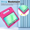 thumbnail image 5 of SUPNICE Kids Case for Samsung Galaxy Tab A11+ Plus 11” 2026/A9+ Plus 11 Inch 2023 with Built-in Screen Protector, Light Weight Shock Proof Handle Stand Kids Friendly Cover ,Pink, 5 of 8