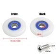 thumbnail image 3 of 8Pcs Replacement Shower Door Roller Runner Wheels 19mm Wheel Diameter, 3 of 6