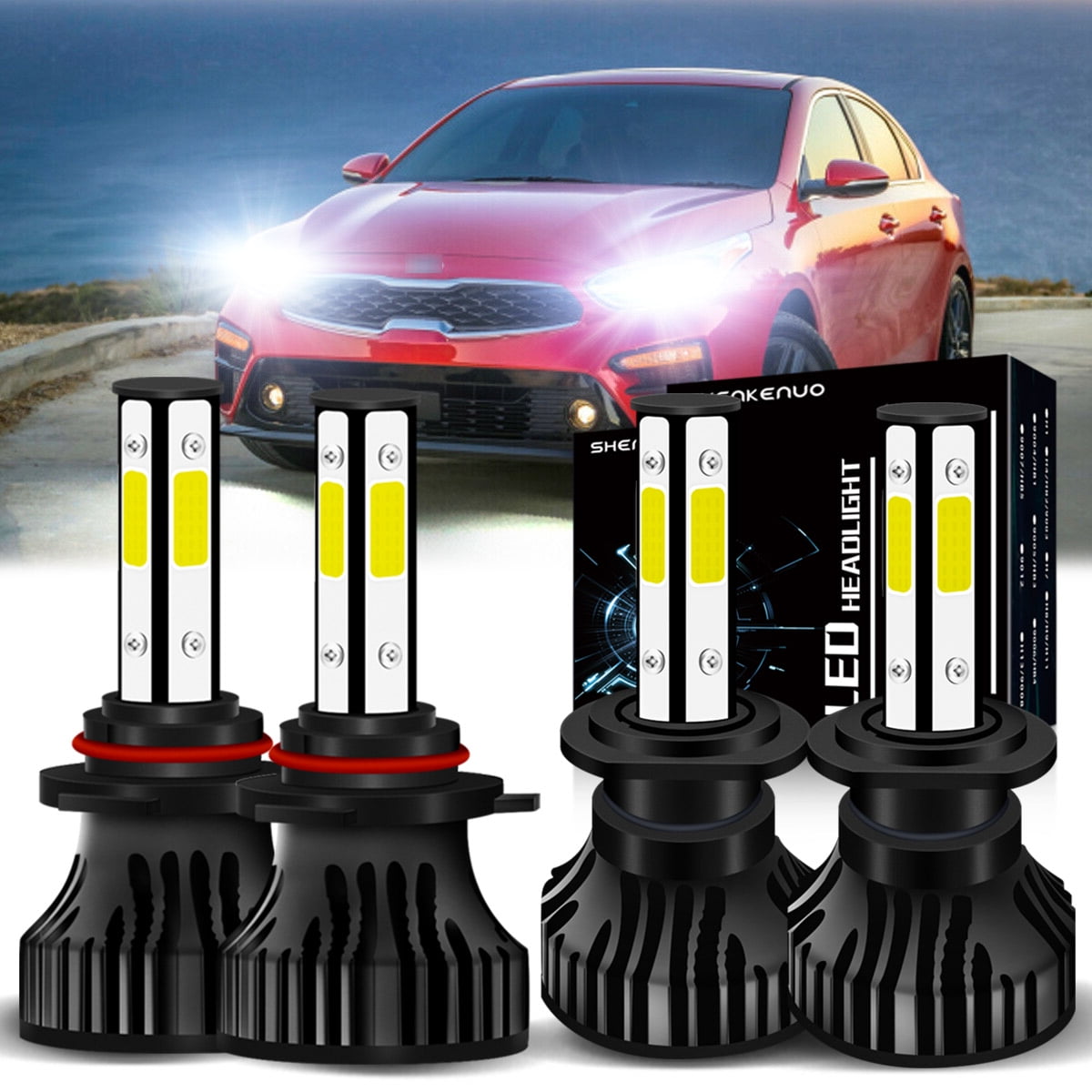 LED Headlight CREE Bulb Low Beam Kit 9005 HB3 6000K White For 2019 Kia Forte LED Headlight CREE Bulb Low Beam Kit 9005 HB3 6000K White For 2019 Kia Forte