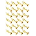 thumbnail image 1 of LOVEVER 24 Pcs Musical Instrument Model Trumpet Mini Toys Children’s Garland Plastic, 1 of 6