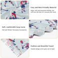 thumbnail image 5 of FORMRS Womens Scarf Winter Soft Long Big Warm Shawls Wrap Tassel Scarves, Blue Ice Hockey, 5 of 9