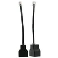 thumbnail image 5 of Pawsdot Rj11 Telephone Line Adapter Black ABS Copper Stable Signal 2Pcs, 5 of 6