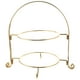 thumbnail image 1 of Soporte de metal dorado para tartas, desmontable, para guardar cupcakes y aperitivos, bandeja de doble capa para postres, suministros para fiestas de cumpleaños sin plato., 1 of 8