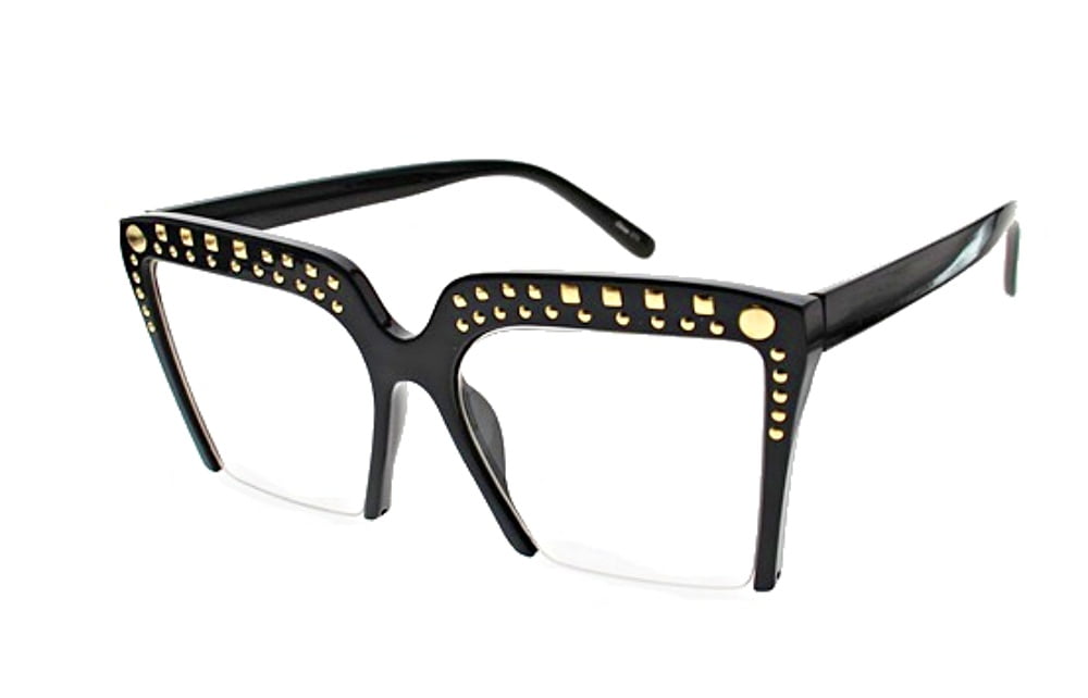 Oversized Clear Lens Glasses Women Fashion Large Square Frame | Non Prescription Glasses for Women