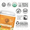 thumbnail image 5 of Sunwarrior Classic Plus Vegan Protein Powder, Vanilla, Organic Protein with BCAA, 375g, 5 of 9