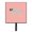 Pink, variant on English Mastiff Checkerboard Blue Leash or Key Holder