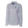 thumbnail image 2 of Women's Cutter & Buck  Charcoal Dayton Dragons Stretch Oxford Stripe Long Sleeve Button-Up Dress Shirt, 2 of 3
