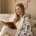 thumbnail image 3 of Kingfansion Super Soft Christian Bible Jesus Throw Blanket, Jesus Bible Verse Warm Faith Prayer Blanket, Cozy Bible Verse Warm Blankets for Home Decor, Prayer, Reading & GiftingPlush Flannel Fleece, 3 of 6