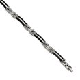 thumbnail image 1 of 8.5 in. Titanium Black Plated Bracelet, 1 of 1