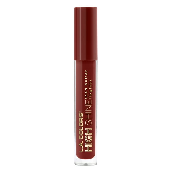 L.A. COLORS High Shine Lipgloss, Scarlett, 0.14 fl oz