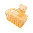 thumbnail image 1 of French Hair Claw Clip Small Solid Color Rectangle Hair Clamp Geometric Hair Claw, 1 of 10