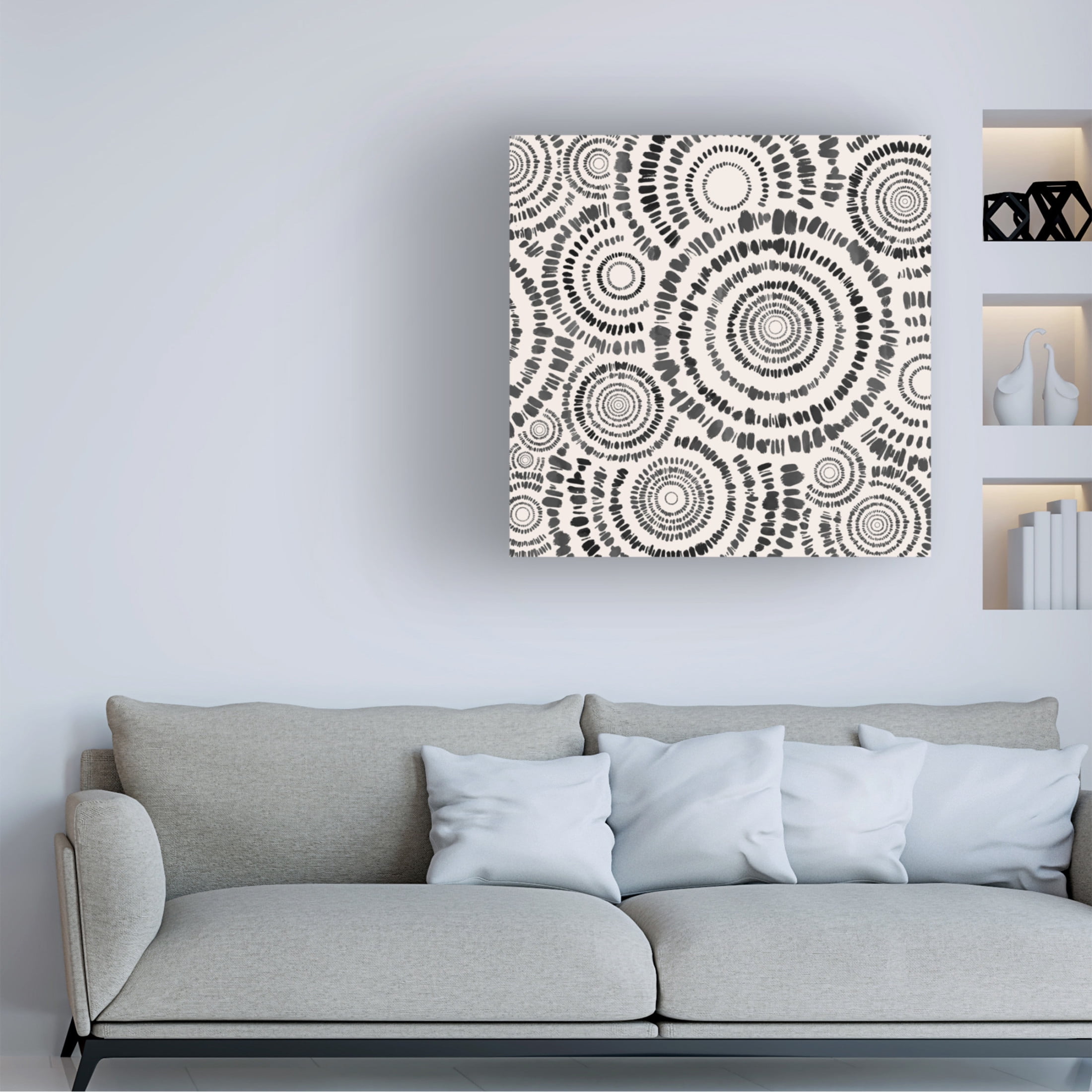 Trademark Fine Art Emel Tunaboylu Bulut Seritleri Canvas Wall Art