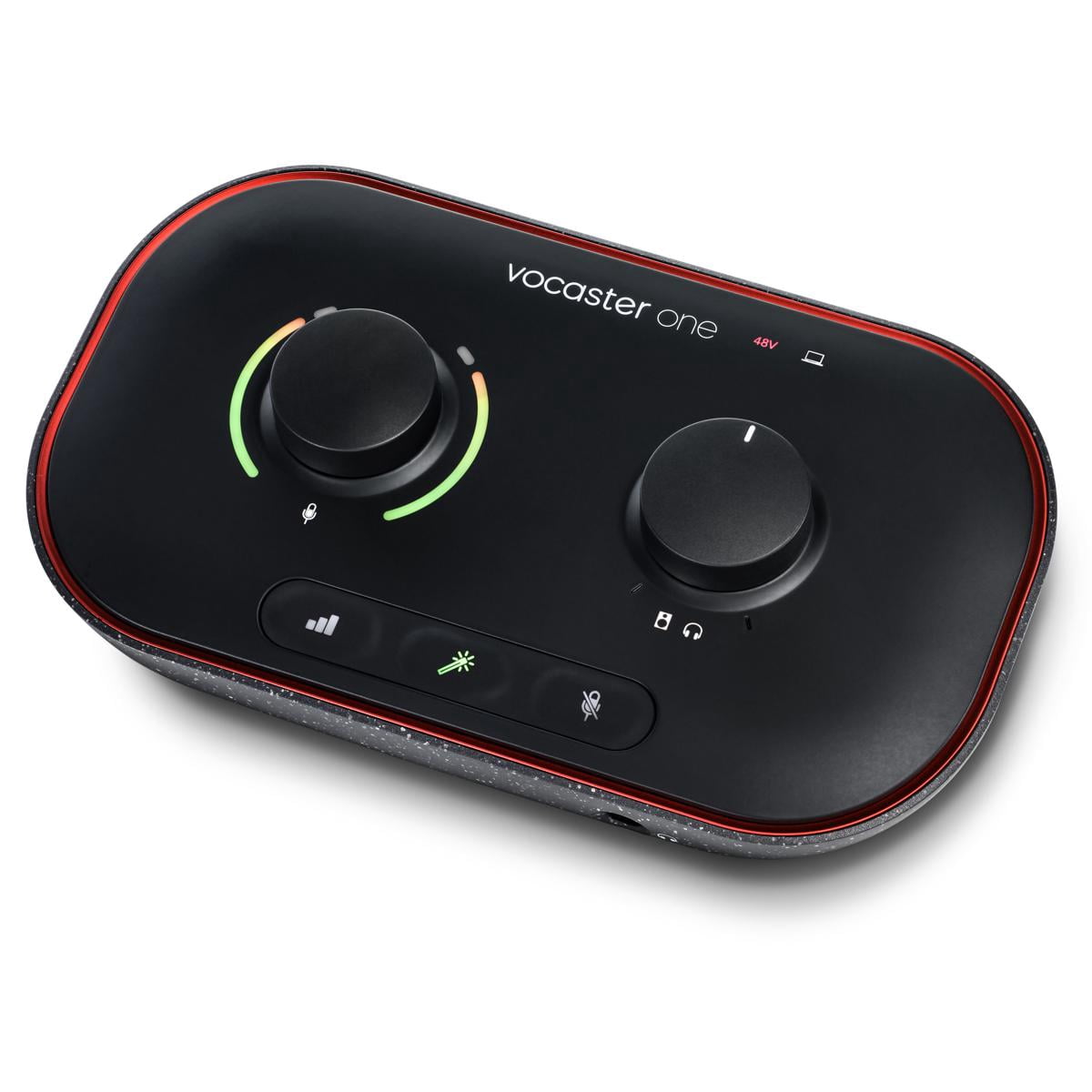 Focusrite Vocaster One Podcast Interface for Solo Content Creators, Bundle with H&A Broadcast Arm