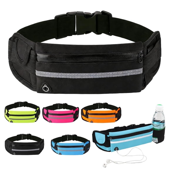 Anti Theft Invisible Waist Bag Lightweight Waterproof Nylon Adjustable Belt for Travel Outdoor Sports