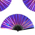 thumbnail image 1 of Ventilador de mano Boots on the Ground Fan 2025 holográfico violeta, 1 of 7