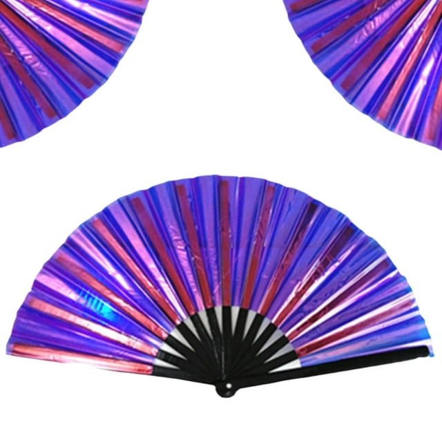 Ventilador de mano Boots on the Ground Fan 2025 holográfico violeta
