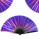 thumbnail image 1 of Ventilador de mano Boots on the Ground Fan 2025 holográfico violeta, 1 of 7