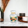thumbnail image 5 of JAGASY Fishing Urn for Ashes for Women - Golden Small Cremation Urns for Human Ashes Keepsake - Sunset Clouds Water Boat Decorative Urns for Parents - Handmade Urn for Mom & Dad - (3 Inch), 5 of 7