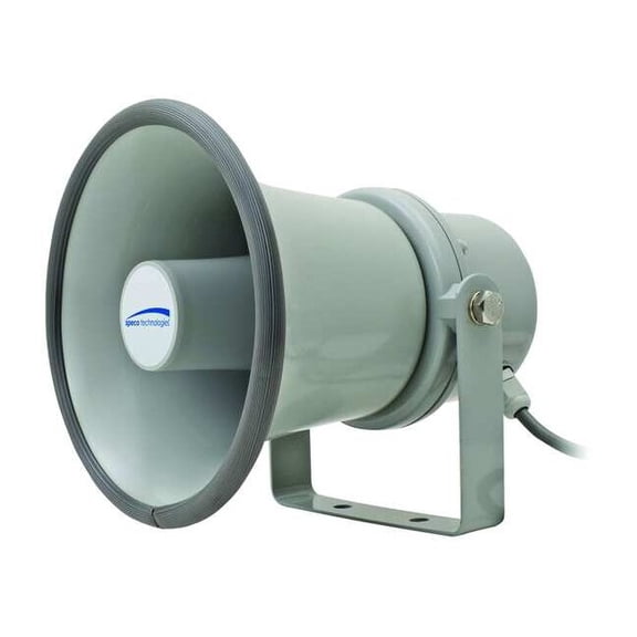 PA Weatherproof Speaker,7-1/4"D,Aluminum SPC10T