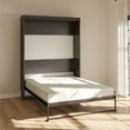 thumbnail image 4 of Pemberly Row Contemporary Easy Fold Dual Piston Queen Murphy Wall Bed in Ivory Oak, 4 of 31