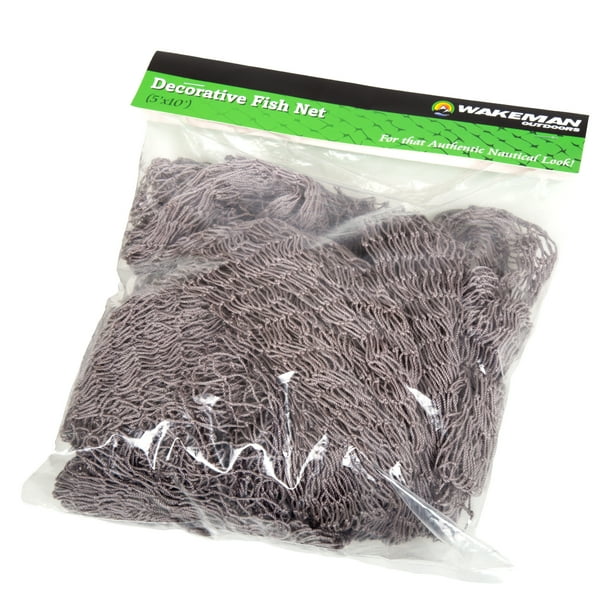 Decorative Fish Netting 5' x 10' Authentic Nautical Look by Wakeman