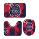 thumbnail image 4 of Juego de 3 alfombras de baño del equipo Texans Alfombra antideslizante para baño de 24 x 16 pulgadas, 4 of 7