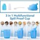 thumbnail image 2 of Adult Sippy Cup for Elderly Spill Proof, Spill Proof Cups for Adults Hospital Disabled Patients, 3 in 1 Cup with Straw and lid Handle, No Spill Feedin, 2 of 5