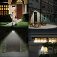thumbnail image 5 of Solario 32 LEDs Wireless Solar Powered Security Floodlights with Motion Activation and Peel and Stick, Black, Set of 4, 5 of 9