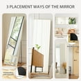 thumbnail image 4 of CONCETTA 64"x21" Rectangle Full Length Mirror, Full Body Standing Mirror Floor Mirror, Gold, 4 of 10
