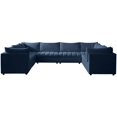 thumbnail image 3 of Meridian Furniture Jacob Navy Velvet Modular Sectional, 3 of 10