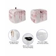 thumbnail image 2 of Pink Ombre Botanical Toaster Cover 2 Slice, Watercolor Pastoral Leaf Farmhouse Dustproof Bread Machine Oven Cover with Storage Pockets, Fits Most Kitchen Toasters Protector, 2 of 5