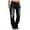 Black, variant on Women Trendy Mid Rise Casual Versatile Solid Color Straight Leg Loose Jeans Women'S Jeans M