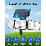 Bionic Max Solar Powered LED Flood Light - Super Bright Wireless ...