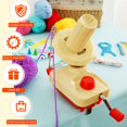 thumbnail image 3 of 58Pcs Yarn Ball Winder Set Hand Operated Low Noise Wool Winder with 6 Colors Wool Yarn Portable Lightweight Wool String Winder Reusable Manual Wool Winder for Wool Yarn Crafts, 3 of 10