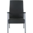 thumbnail image 7 of Lorell LLR67011 High-Back Healthcare Guest Chair, Black, 7 of 7