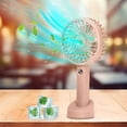 thumbnail image 4 of VALSEEL Portable Fan Handheld Fan USB Rechargeable Small Fan Portable Home Mini Fan, 4 of 9