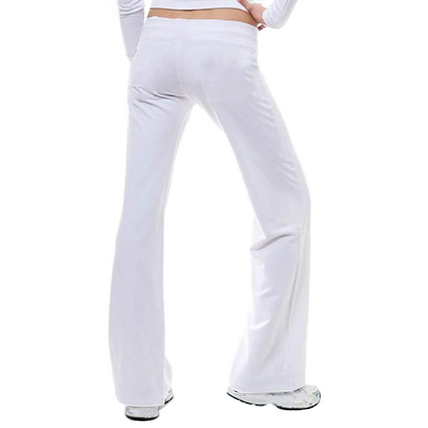 jovati Yoga Pants with Pockets for Women Women Workout Out Leggings Stretch  Waist Button Pocket Yoga Gym Loose Pants Cotton Yoga Pants for Women Wide  Leg Pants for Women 