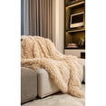 thumbnail image 3 of Luxe Faux faux Throw 50x60 Soft Sheepskin 1-Piece Classic Style, 3 of 5