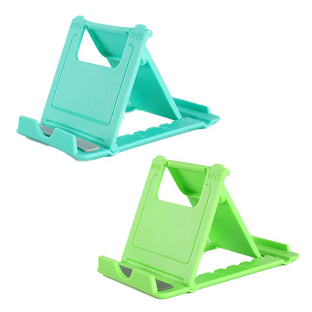 Soporte para teléfono celular de escritorio de 2 PAQUETES, soporte de escritorio universal portátil para todos los teléfonos inteligentes móviles Zhivalor BST2002544-2