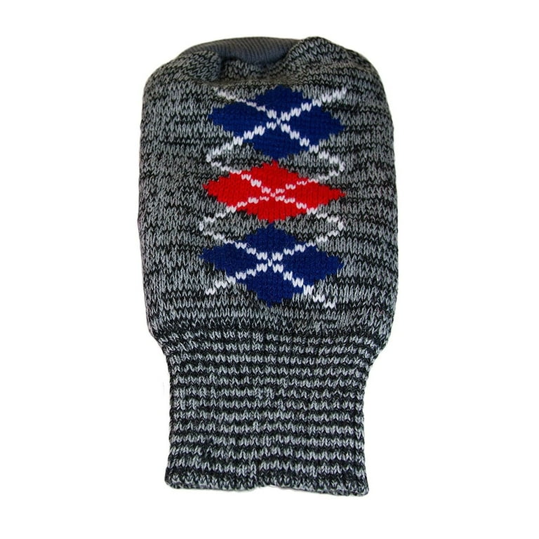 Argyle Turtleneck Sweater For Dogs – Cotton, Machine Washable – Keep Your Pet Warm & Stylish, Sizes Small To X-Large