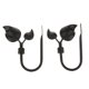 thumbnail image 5 of Ganchos de Pared para Cortina Soledad 2 Piezas Soporte para Colgar Cortinas para Ventana Accesorio para Ventana Colgante Negro estilo 2 Negro Colgador de gancho de cortina en forma de U, 5 of 5