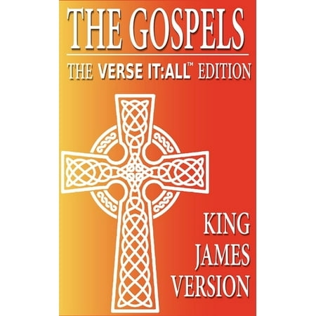 The Gospels, The King James Version, Verse It:All Edition - (Best Verses To Share The Gospel)