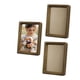 thumbnail image 1 of Uxcell Marcos de Foto de Madera Natural de 3 x 4 pulgadas, 3Pcs Mini Marco de Madera para Mesa con Mat para Exhibición de Escritorio Montaje en Pared, Color Nogal, 1 of 7