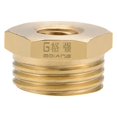 thumbnail image 1 of Adaptador de tubo de rosca macho G1/2 a hembra 3/16 de latón de Unique Bargains para líquido, aceite, gas 1/2x3/16, 1 of 3