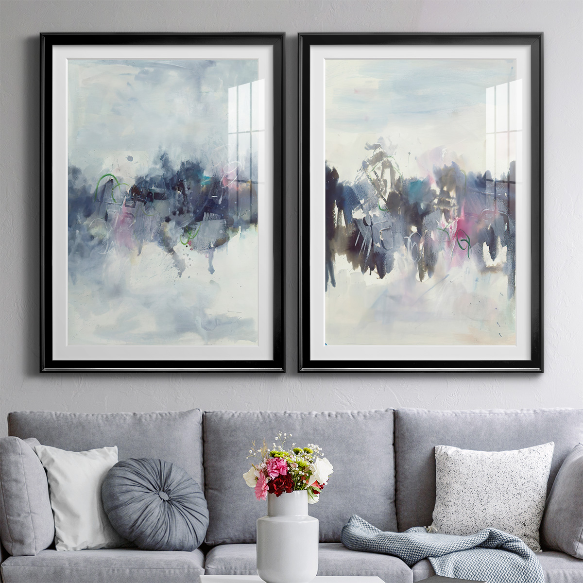 Wexford Home Birds I Premium Framed Print, 26.5" x 36.5" - Ready to Hang, Black (Set of 2)