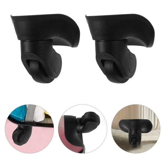 GOOHOCHY 2pcs Universal Luggage Swivel Wheels Replacement Silent Suitcase Wheels for Caster