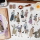 thumbnail image 3 of Paquete de pegatinas para mascotas de la serie romántica de personajes retro que se llevan de la mano Material base de la cuenta Pegatinas, 3 of 5